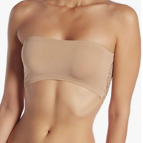 Free People Tan Lace Bandeau Bra - Picture 2 of 5